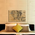 thumbnail image 3 of HFDF Middle Earth Map Wall Art -- Canvas Art Prt - - Waterproof & UV Resistant - Perfect for Bedroom, Livg Room & Office Decor 20x16inch Framed, 3 of 5
