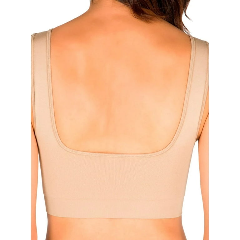 Versatile Everyday Comfy Bra - Nude L at  Women's Clothing store