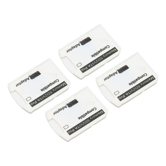 Game Card Adapter, ABS 4Pcs Memory Card Adapter For Game Card For Memory Card