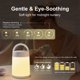 thumbnail image 3 of Luz de Noche para Dormitorio, Luz para Dormir, Control Remoto, Luz Ambiental para Mesita de Noche, Lámpara de Protección Ocular Recargable, 3 of 5
