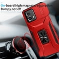 thumbnail image 3 of JTCASES for Motorola Moto G Stylus 5G 2023 Case, Slide Window + Adjustable Ring Kickstand + Magnetic Car Mount Drop Protection Anti-slip Shockproof Bumper Rugged Shell, Red, 3 of 8
