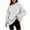 Grey, variant on Women's Oversized Pullover Hoodie Soft Velvet Lightweight Casual Winter Sweatshirt Comfortable Loose Fit Fall Clothes