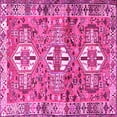 thumbnail image 1 of Ahgly Company Indoor Square Persian Pink Traditional Area Rugs, 5' Square, 1 of 4