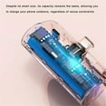 thumbnail image 3 of Capsule 5000mAh avec Ligne de Recharge, Banque de Poche, Urgence, Mini Portable Type-C et ipone 2 en 1, Incontournable de Voyage, 3 of 7