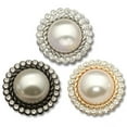 thumbnail image 5 of 10Pcs Clothing Accessories DIY Sewing Button Pearl Clothing Buttons Sewing Accessories Shirt Buttons Shiny Rhinestone SILVER 15MM 10PCS, 5 of 8