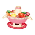 thumbnail image 4 of HILABEE Ensemble de Cuisine de Simulation Jouet, Jeu d'Imitation avec Outils de Cuisson Lumineux, Apprentissage Rose, 4 of 9