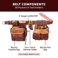 thumbnail image 3 of Cinturón para herramientas Occidental Leather Stronghold Big Oxy XL, 3 of 6