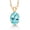 Apatite, variant on Gem Stone King 1.20 Ct Oval Mango Mystic Topaz 14K Yellow Gold Pendant with Chain