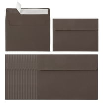 Uxcell 24ack A2 Envelopes, Self Seal Coffee Invitation Envelopes for Postcard Wedding Cards