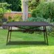 thumbnail image 5 of Protector de muebles de jardín resistente al agua y al polvo, funda protectora gris para mesa de exterior, 5 of 8