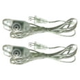thumbnail image 1 of Royal Designs, Inc. Lamp Cord Molded Plug with Rotary Dimmer Switch, Stripped Ends Ready for Wiring, 8 ft long, Silver, SPT-1 UL Listed, Set of 2, 1 of 7