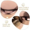 thumbnail image 5 of Mobutofu Handrail End Caps Replacement Protective Cover Rose Gold Stainless Steel 2Pcs, 5 of 8