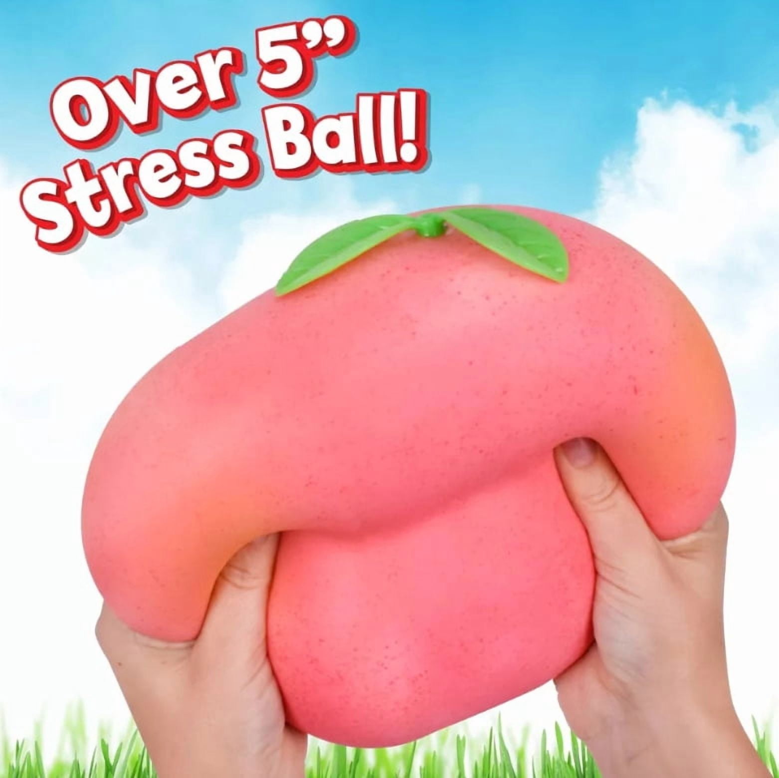Peach Squeezy Stress Relief Squishy Ball - Sunny Days