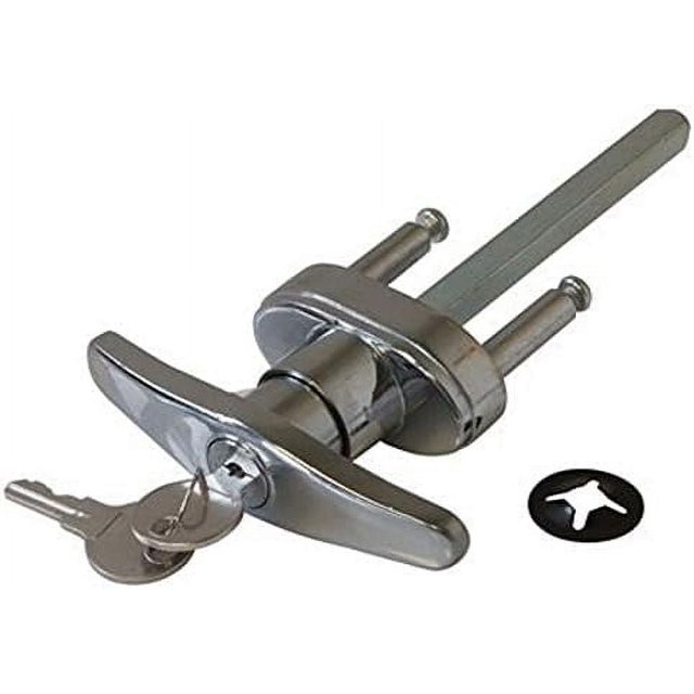HLONK (GARRAG) Poignée en T de Remplacement Universelle pour Serrure de Porte de Garage avec 2 Clés