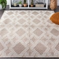 thumbnail image 2 of SAFAVIEH Global Careen Diamond Area Rug, Beige/Ivory, 6'7" x 6'7" Square, 2 of 6
