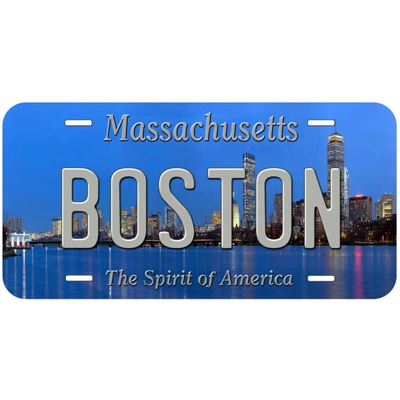 Boston MA TAG02 Novelty Car Auto License Plate