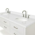 thumbnail image 4 of Ariel W073dwqovo Hutton 72" Wall Mounted Double Basin Vanity Set - Grey / Pure White Top, 4 of 7