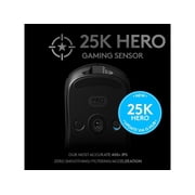Logitech - G PRO Lightweight Wireless Optical Ambidextrous Gaming Mouse with RGB Lighting - Black