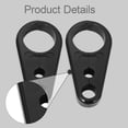 thumbnail image 6 of lacooooppia 2Pcs Motorcycles Brake Cable Clamp Handlebar Mount Aluminum Alloy Accessories Durability Heavy Duty Cable Holder Bracket 25mm Black, 6 of 7