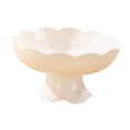 thumbnail image 3 of Frutero con pedestal y diseño escurridor, decoración de mesa, moderno, decoración del hogar, soporte para aperitivos, bandeja de frutas para encimera Blanco, 3 of 8