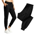 thumbnail image 2 of Womens Hiking Pants Quick Dry UPF 50 Lightweight Travel Golf Cargo Safari Waterproof Pants Zipper Pockets Summer Unisex Lightweight Casual Pants, 2 of 3