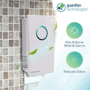 GermGuardian Air Purifier, Small Room Wall Air Sanitizer with UV-C Light Kills Germs, GG1100W 7-Inch Pluggable, WHITE