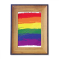thumbnail image 1 of Rainbow Gay Lesbian cuadro punteado Marco de imagen marco de escritorio, 1 of 4