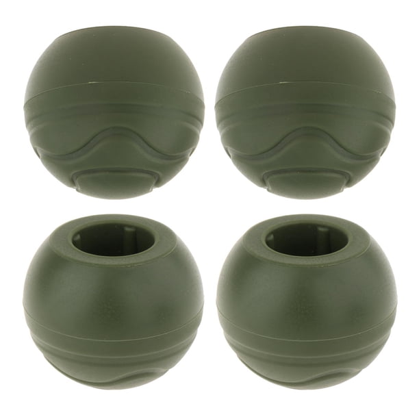 4x Fundas para patas de silla Cubierta para patas de muebles, Tapas para extremos de sillas, Protector de piso para patas de silla antideslizante para verde