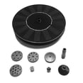 thumbnail image 1 of Solar Powered Bird Bath Water Fountain Pumps Free Standing Garden Pool Outdoor_Perfect Gift, 1 of 5