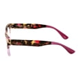 thumbnail image 3 of V.W.E. Women Bold Square Progressive Reading Glasses - Clear on Top Reader - AR coating Z123 +3.25, 3 of 4