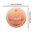 thumbnail image 3 of Outdor Copper Disc Bird Bath For Bird Feeders Brass Water Basin Cleaning Disk For Outdoor Bird Bath Bird Feeders For Outdoor Use Copper Bird Bath Cleaner With Protective Coating, 3 of 4