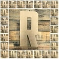 thumbnail image 3 of Wooden Letter Unfinished, American Captain Font, Craft Cutout, 3 of 3