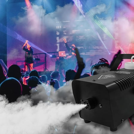 400W Fog & Smoke Machine with Wired & Wireless Remote Controls — Perfect for Halloween, Party, Stage, Indoor & Outdoor Events