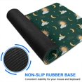 thumbnail image 6 of Long Mouse Pads for Desk,Green Sun Moon Cloud Pattern Desk Mats on Top Of Desks, Desk Mouse Pad Extra Large with 3mm Non-Slip Base and Stitched Edge for Gaming,Office,Work,Home 31.5"x11.8", 6 of 6