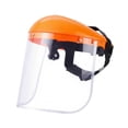 thumbnail image 3 of GUOOL Face Shield Clear View Portable Full Face Cover for Sanding Grinding Factory Orange, 3 of 9