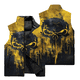thumbnail image 5 of Chaleco de ciclismo para hombre con estampado 3D de calaveras, jersey de ciclismo para motocicleta, chaleco cortavientos con cremallera y cuello alto informal para otoño 2024, 5 of 5