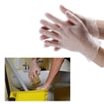 thumbnail image 3 of 100 Vinyl Disposable Gloves Powder Free Non Latex Food Grade Cleaning Large New, 3 of 4