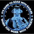 thumbnail image 2 of Junior's The Muppets Sam Eagle Graphic Tee Black Small, 2 of 3