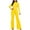 Yellow rompers for women, variant on Usmixi Rompers for Women Fall Elegant Flared Leg Empire Waist Ladies Long Jumpsuits Half High Neck Long Sleeve Formal Solid Maxi Womens Jumpsuits on