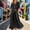 Black, variant on Huowey Women Maxi Dresses Summer Fashion Loose Fit Solid Color Ruched Sleeveless Deep V-Neck Pleated Ruffle Elegant Split Flowy Casual Lightweight Long Dress Wedding Party Gowns,Green,XXL