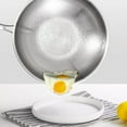 thumbnail image 4 of Clearance！ High-End TI Titanium Frying Pan No Lid 36cm C, TI Titanium Wok Pure Titanium Non Coated Non Stick Frying Pan With Fish Scale Pattern Compatible With Induction Cooker for Home Cooking, 4 of 9