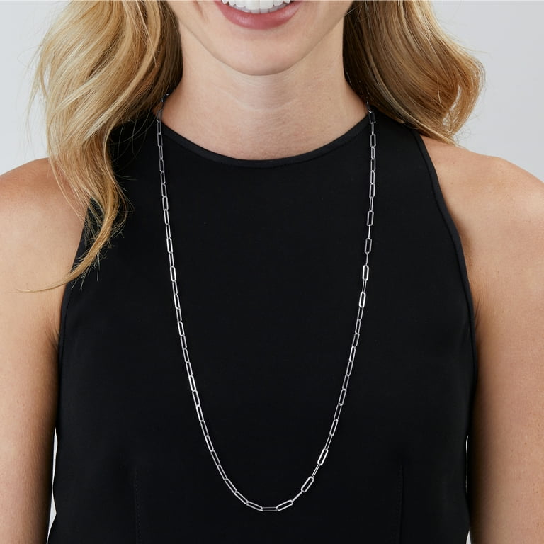 Ross simons paper clip necklace deals