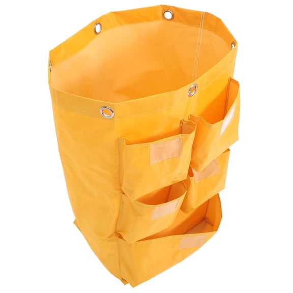 Luxshiny Multi-Functional Yellow Janitorial Bag Strong Cloth for Storage