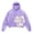 Light Purple, variant on Trendfront Girls Vintage Hoodies Long Sleeve All We Need Is Love Letter Graphic Kangaroo Pocket Fall Winter Casual Pullover Sweatshirt Tops
