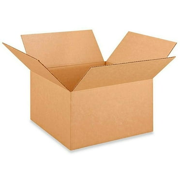 IDL Packaging Medium Corrugated Shipping Boxes 14"L x 14”W x 8"H (Pack of 5) - Prime Choice of Strong Packing Boxes for USPS, UPS, FedEx Shipping