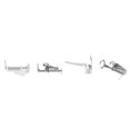 thumbnail image 2 of Roller Foot Plate Feed Sewing  Parts Durable  Roller Presser Foot Quilting Presser Foot Embroidery Presser Foot Free-Motion Darning Quilting Embroidery Sewing Machine Presser Foot, 2 of 8