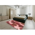 thumbnail image 4 of Ahgly Company Indoor Rectangle Patterned Light Coral Pink Area Rugs, 5' x 7', 4 of 6