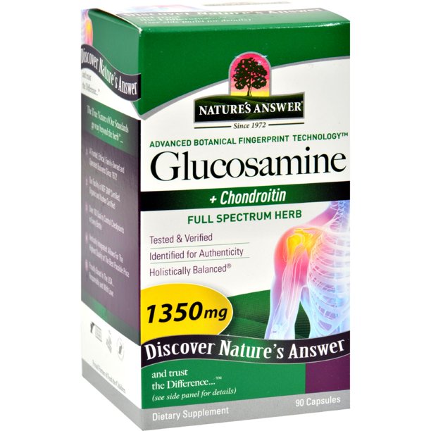 Nature's Answer Glucosamine plus Chondroitin 90 Vegetarian Capsules