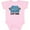 AD-Pink, variant on Drag Racing is My Thing with Flags Boys or Girls Baby Bodysuit
