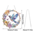 thumbnail image 3 of HaiSphere Small Diamond Art Kits - Bird Shaped Acrylic Pendant with Faceted Gems and Beads, Diamond Art Tools for Window Hanging Craft, DIY Kits for Adults,Color, 3 of 8